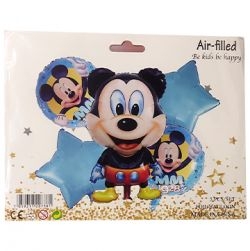 Mickey Mouse theme 5 pc Foil Balloon Set